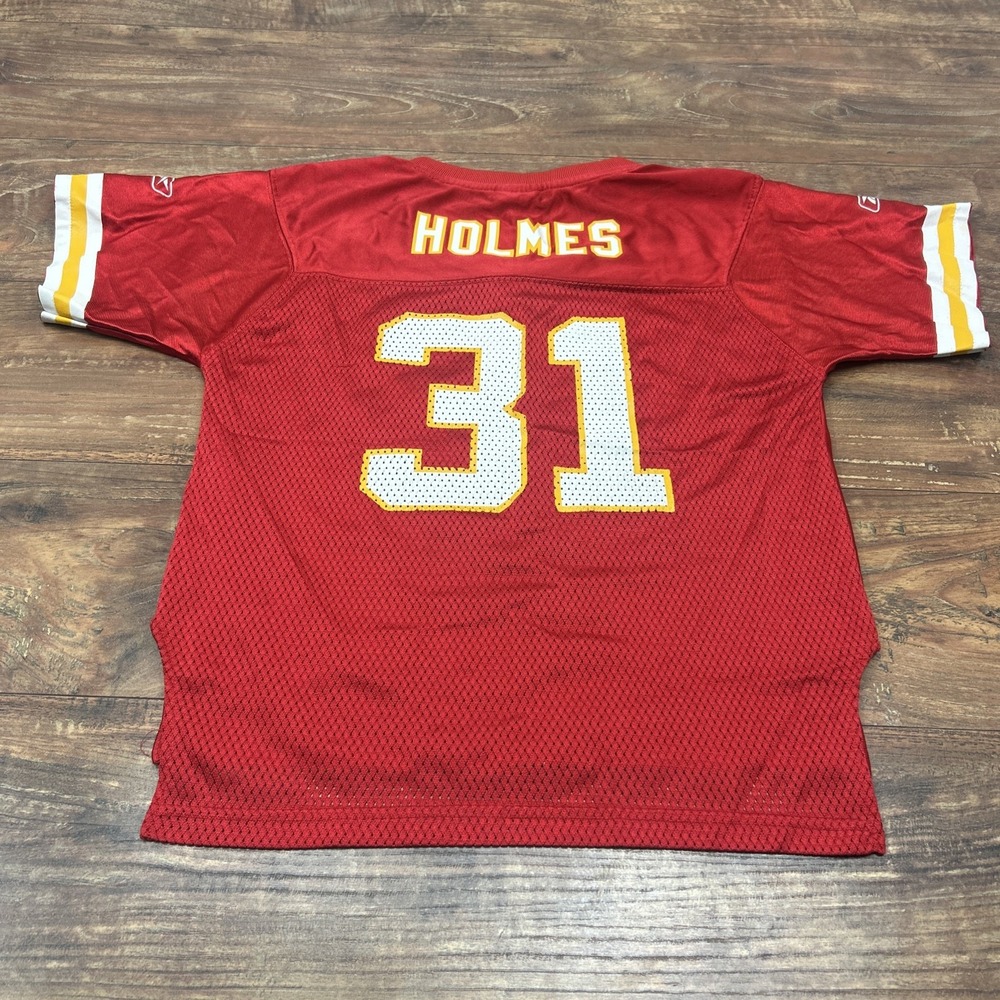 Priest Holmes #31 Kansas City Chiefs Reebok NFL Football Jersey‎ Youth Large (7)